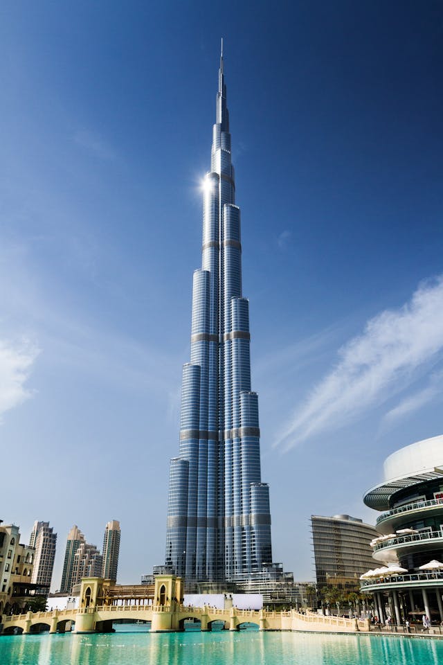 Burj Khalifa in Dubai, Dubai's most prominent landmark and most luxurious property